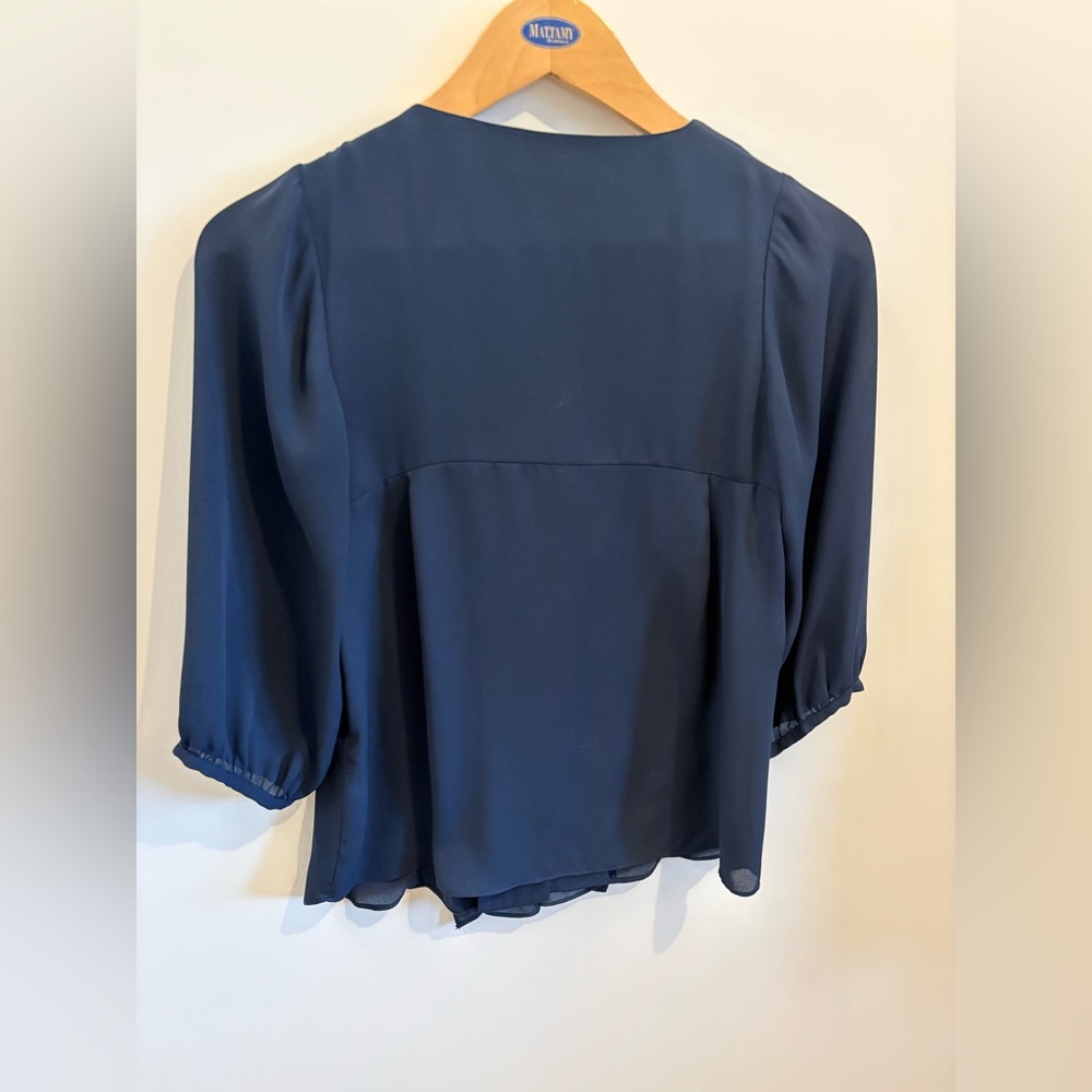 RW&CO. Deep Blue Blouse - Picture 3 of 3